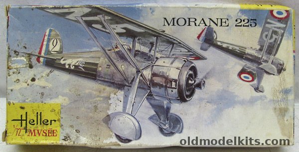 Heller 1/72 Morane Saulnier MS-225 - Armee de l'Air 7 Escadre Patrouille de Dijon, L097 plastic model kit